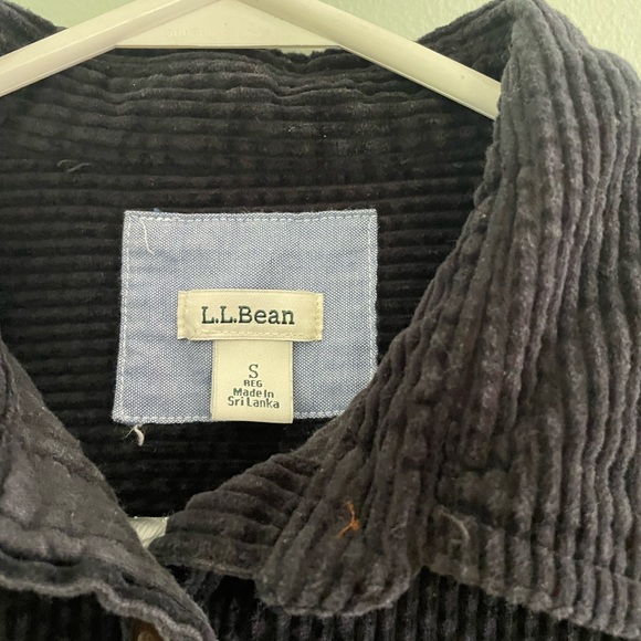 L.L. Bean Women's Dark Corduroy Utility Jacket - Picture 2 of 6